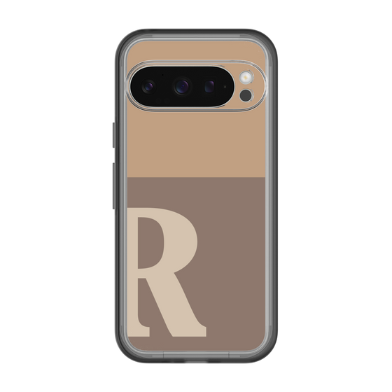 Slim Protection Premium Case［ オリジナル - initial two tone - R brown ］