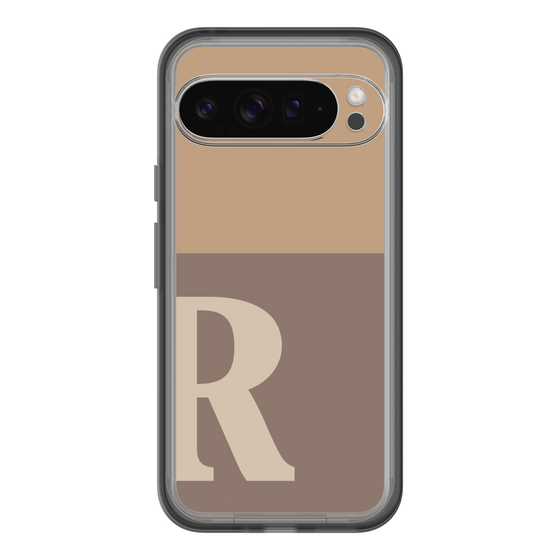 Slim Protection Premium Case［ オリジナル - initial two tone - R brown ］
