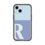 Slim Protection Premium Case［ オリジナル - initial two tone - R blue ］