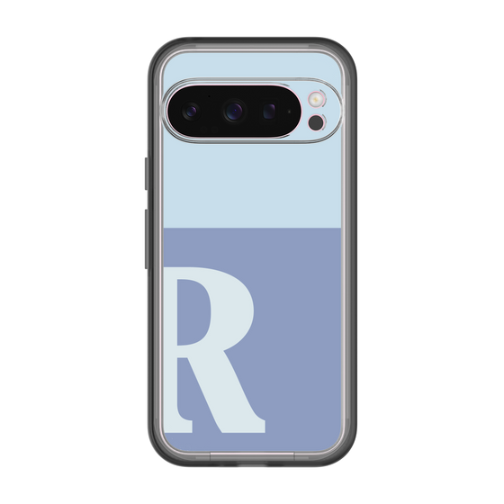Slim Protection Premium Case［ オリジナル - initial two tone - R blue ］