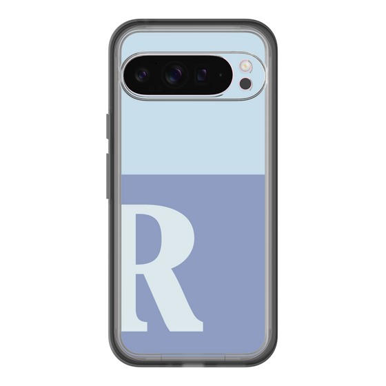 Slim Protection Premium Case［ オリジナル - initial two tone - R blue ］