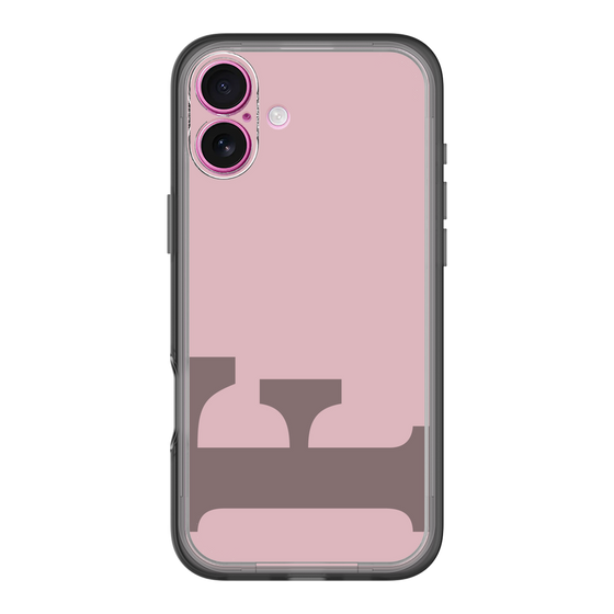 Slim Protection Premium Case［ オリジナル - initial color - F dusty pink ］