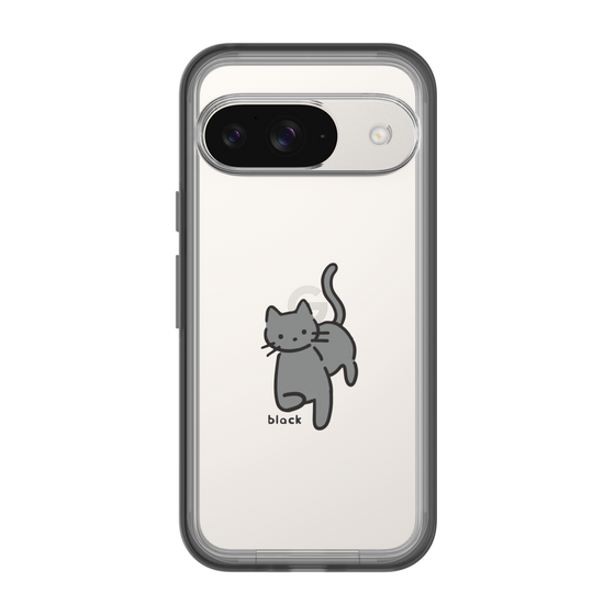 Slim Protection Premium Case［ オリジナル - CASEPLAYネコ - black ］