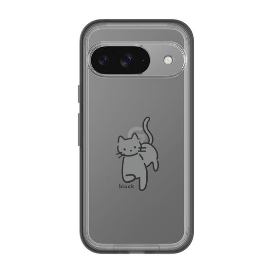 Slim Protection Premium Case［ オリジナル - CASEPLAYネコ - black ］