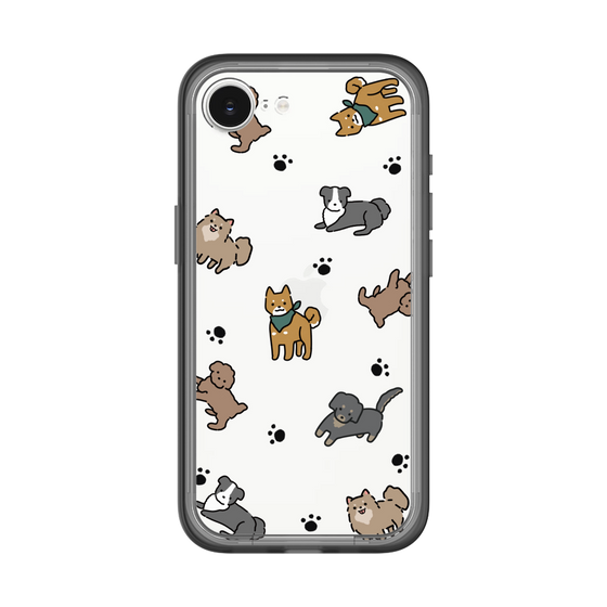 Slim Protection Premium Case［ Original - CASEPLAY Dog All-over Pattern - color ］