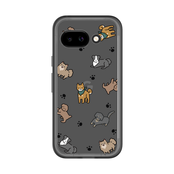 Slim Protection Premium Case［ Original - CASEPLAY Dog All-over Pattern - color ］