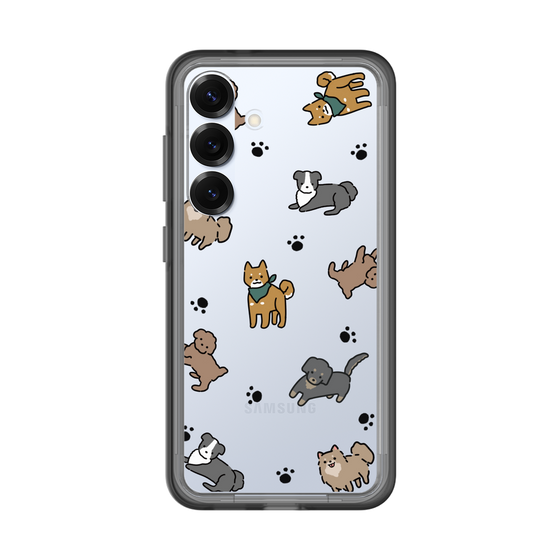 Slim Protection Premium Case［ Original - CASEPLAY Dog All-over Pattern - color ］