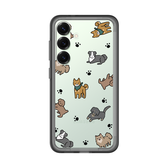 Slim Protection Premium Case［ Original - CASEPLAY Dog All-over Pattern - color ］