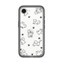 Slim Protection Premium Case［ Original - CASEPLAY Dog All-over Pattern - black ］