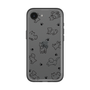 Slim Protection Premium Case［ Original - CASEPLAY Dog All-over Pattern - black ］