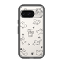 Slim Protection Premium Case［ オリジナル - CASEPLAYイヌ総柄 - black ］