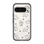 Slim Protection Premium Case［ オリジナル - CASEPLAYイヌ総柄 - black ］