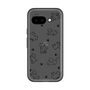 Slim Protection Premium Case［ Original - CASEPLAY Dog All-over Pattern - black ］