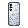 Slim Protection Premium Case［ Original - CASEPLAY Dog All-over Pattern - black ］