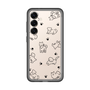 Slim Protection Premium Case［ Original - CASEPLAY Dog All-over Pattern - black ］
