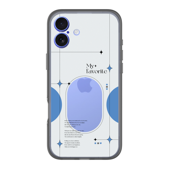 Slim Protection Premium Case［ Original - Instax Case - Blue ］