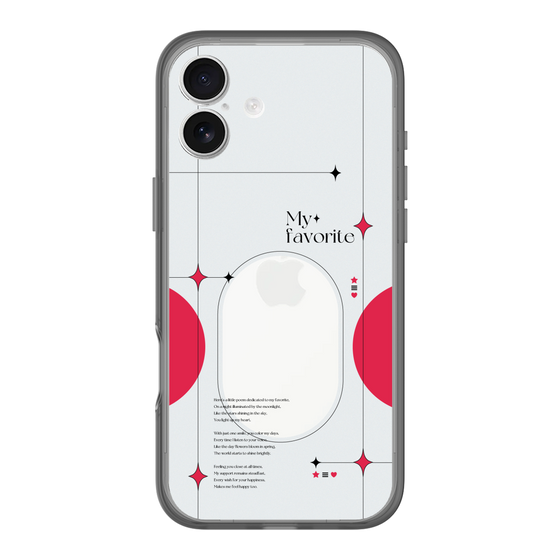 Slim Protection Premium Case［ Original - Instax Case - Red ］