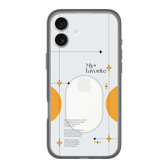Slim Protection Premium Case［ Original - Instax Case - Orange ］