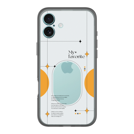 Slim Protection Premium Case［ Original - Instax Case - Orange ］