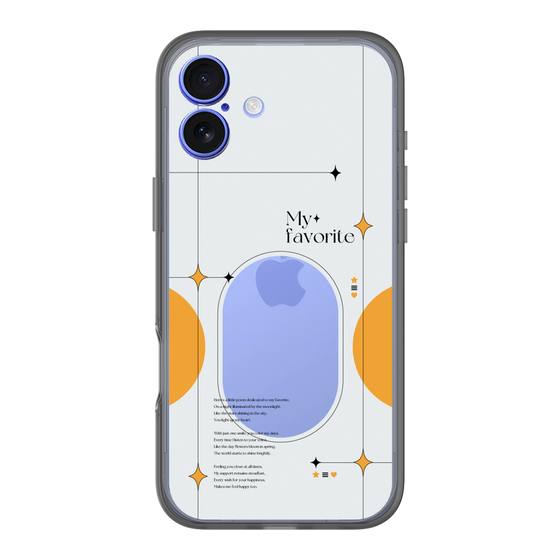 Slim Protection Premium Case［ Original - Instax Case - Orange ］