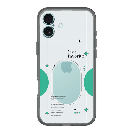 Slim Protection Premium Case［ Original - Instax Case - Green ］