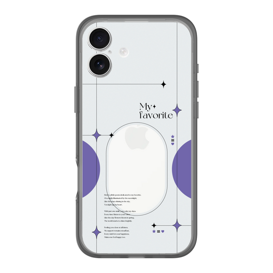 Slim Protection Premium Case［ Original - Instax Case - Purple ］