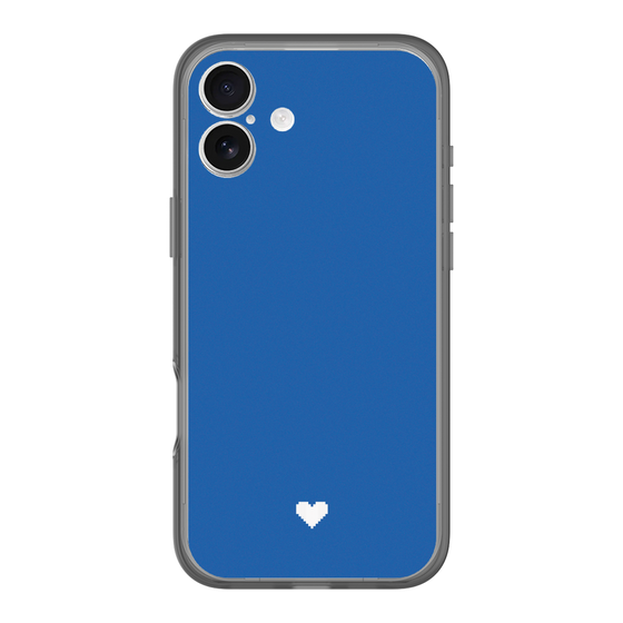 Slim Protection Premium Case［ Original - Favorite Color Heart - Blue ］
