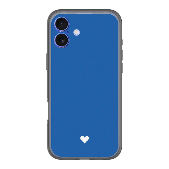 Slim Protection Premium Case［ Original - Favorite Color Heart - Blue ］
