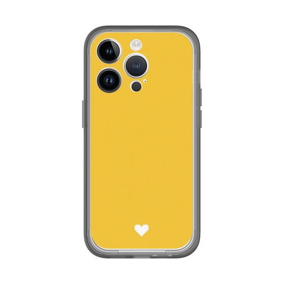 Slim Protection Premium Case［ Original - Favorite Color Heart - Yellow ］