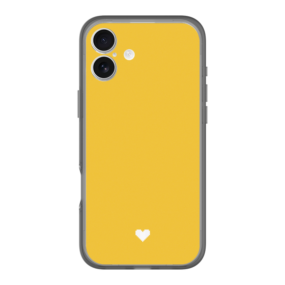 Slim Protection Premium Case［ Original - Favorite Color Heart - Yellow ］