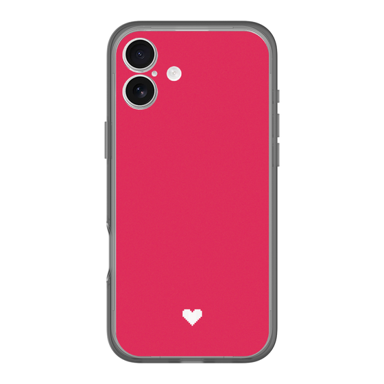 Slim Protection Premium Case［ Original - Favorite Color Heart - Red ］