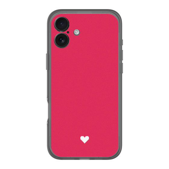 Slim Protection Premium Case［ Original - Favorite Color Heart - Red ］