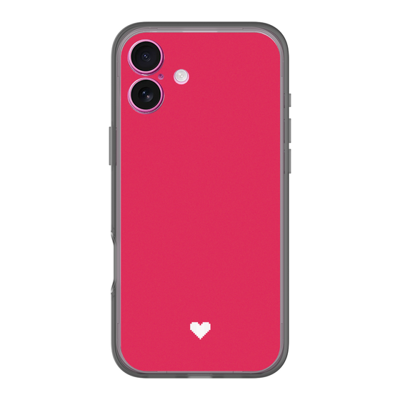Slim Protection Premium Case［ Original - Favorite Color Heart - Red ］