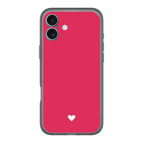 Slim Protection Premium Case［ Original - Favorite Color Heart - Red ］