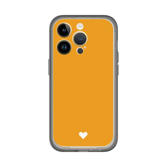 Slim Protection Premium Case［ Original - Favorite Color Heart - Orange ］