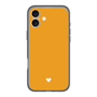 Slim Protection Premium Case［ Original - Favorite Color Heart - Orange ］