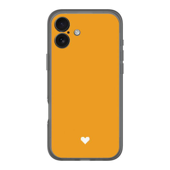 Slim Protection Premium Case［ Original - Favorite Color Heart - Orange ］