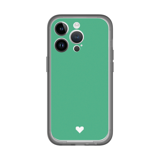 Slim Protection Premium Case［ Original - Favorite Color Heart - Green ］
