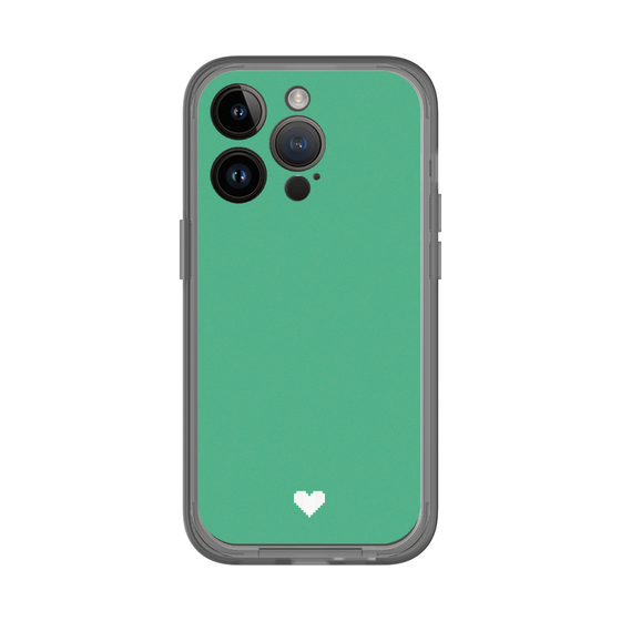Slim Protection Premium Case［ Original - Favorite Color Heart - Green ］
