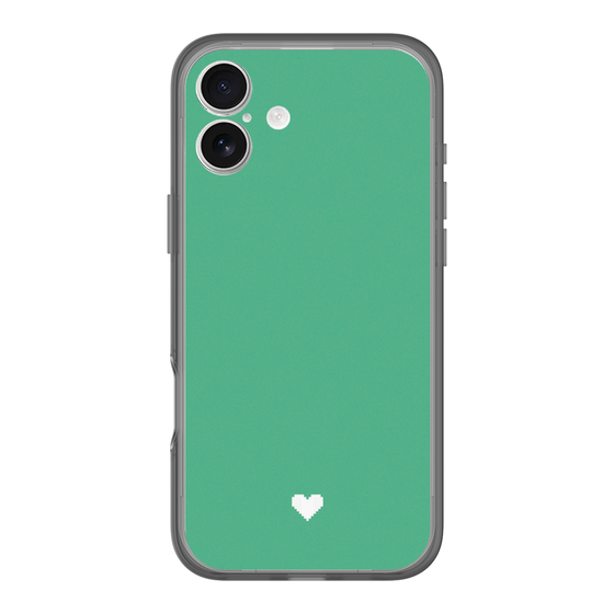 Slim Protection Premium Case［ Original - Favorite Color Heart - Green ］