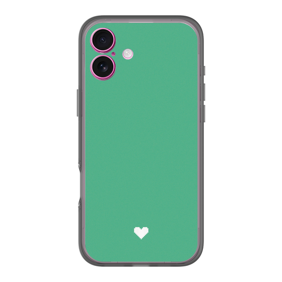 Slim Protection Premium Case［ Original - Favorite Color Heart - Green ］