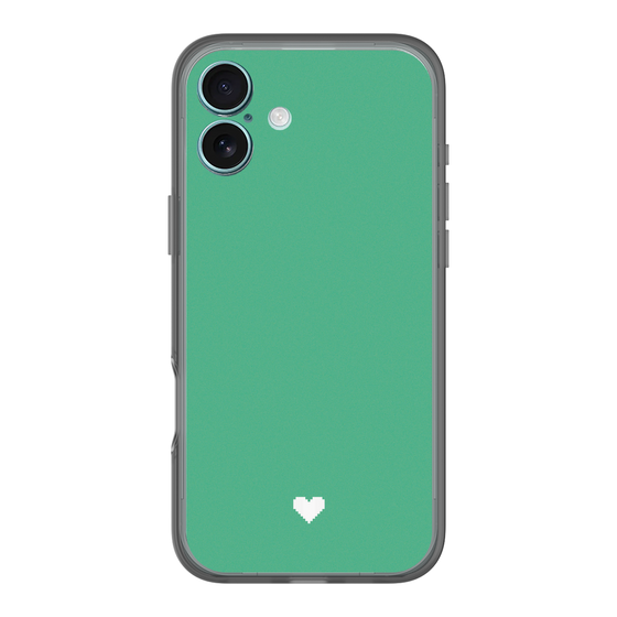 Slim Protection Premium Case［ Original - Favorite Color Heart - Green ］