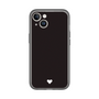 Slim Protection Premium Case［ Original - Favorite Color Heart - Black ］