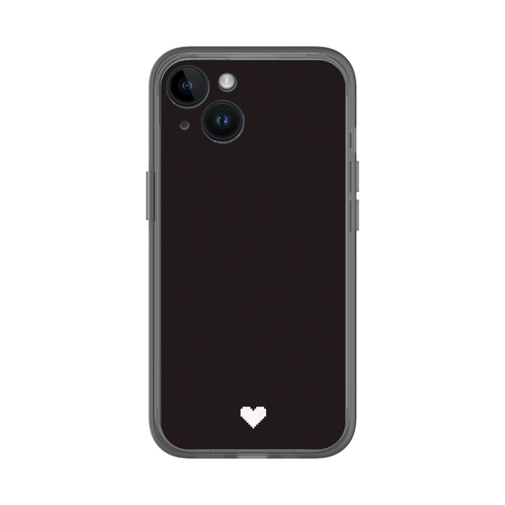 Slim Protection Premium Case［ Original - Favorite Color Heart - Black ］