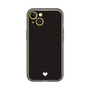 Slim Protection Premium Case［ Original - Favorite Color Heart - Black ］