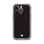 Slim Protection Premium Case［ Original - Favorite Color Heart - Black ］