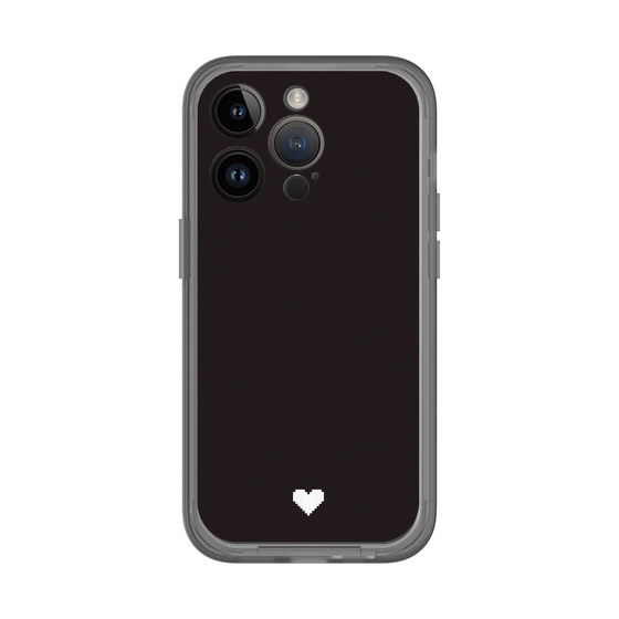 Slim Protection Premium Case［ Original - Favorite Color Heart - Black ］