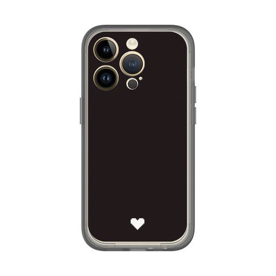 Slim Protection Premium Case［ Original - Favorite Color Heart - Black ］