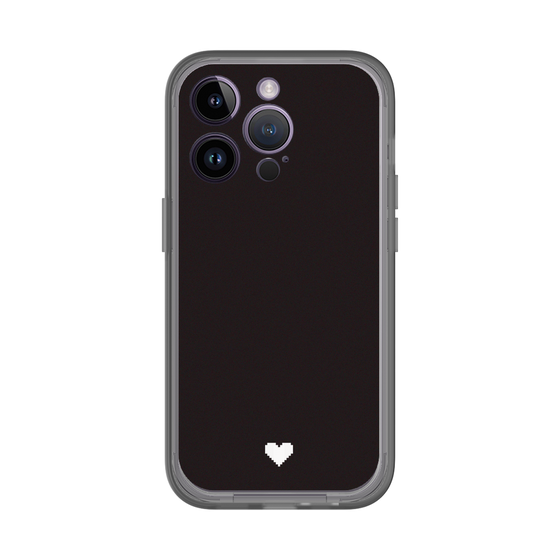 Slim Protection Premium Case［ Original - Favorite Color Heart - Black ］