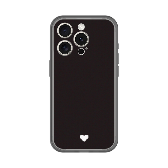 Slim Protection Premium Case［ Original - Favorite Color Heart - Black ］